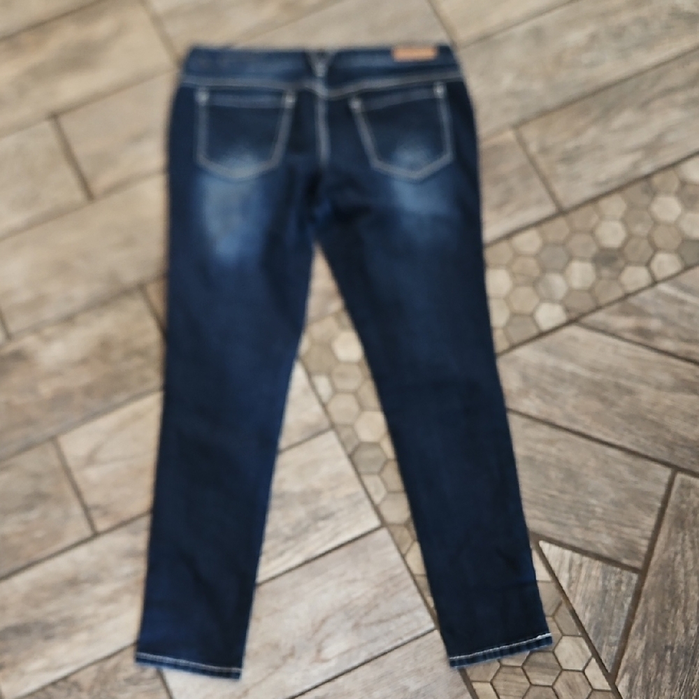 Amethyst Jeans Dark Blue Skinny Jeans Size 11